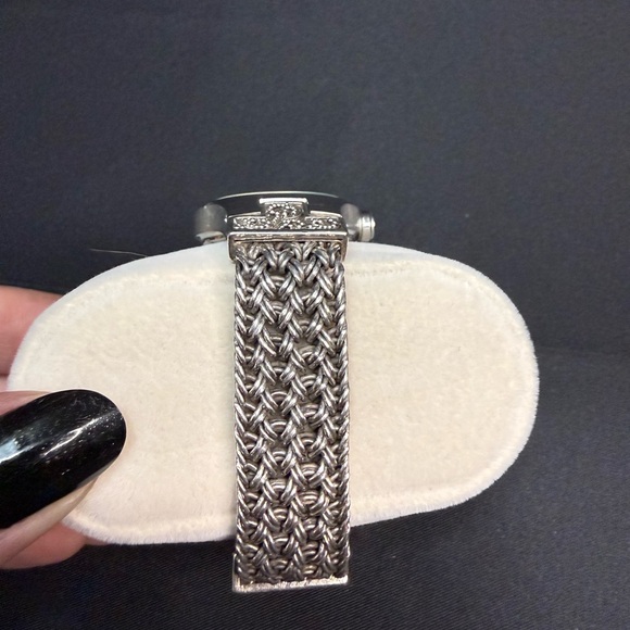 Lois Hill Sterling Silver Stainless Watch Woven Paisley Quartz Movement main image 10